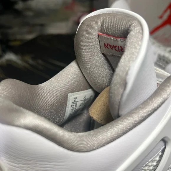 NIKE || AIR JORDAN RETRO 4 || WHITE OREO SZ 12 - Picture 9 of 10